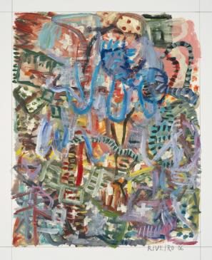 06patp364512 tempera sur papier